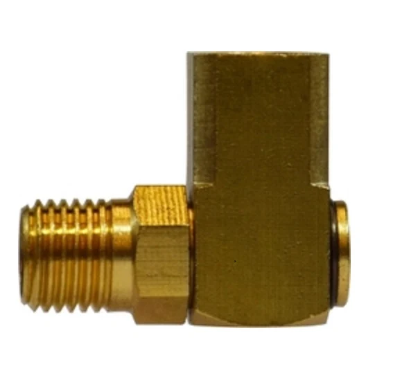 1/4" FPT X MPT Swivel 90 Degree Street Elbow Brass Fitting Pipe 28430