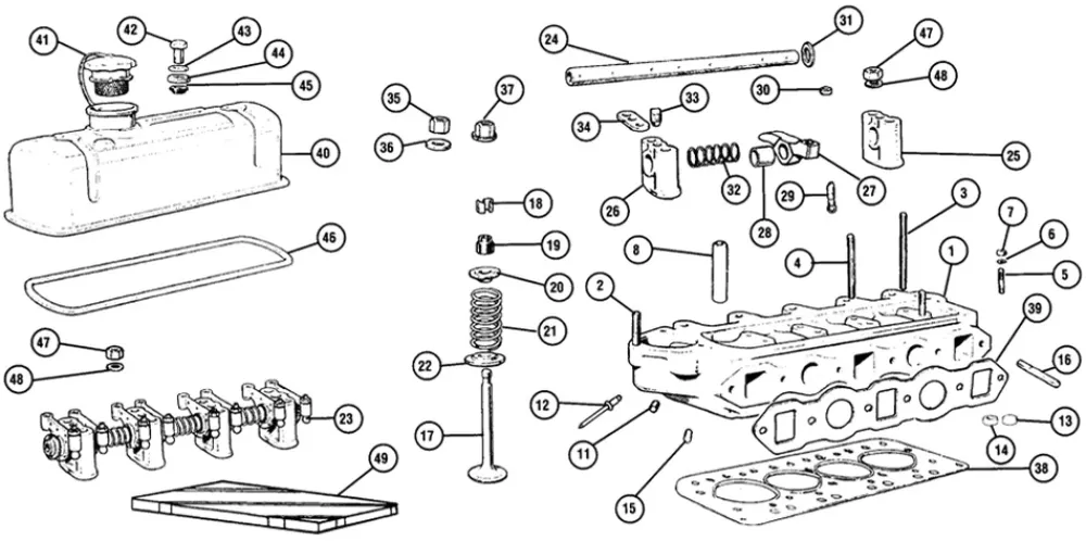 GASKET HEAD, CYLINDER HEAD, 1275CC