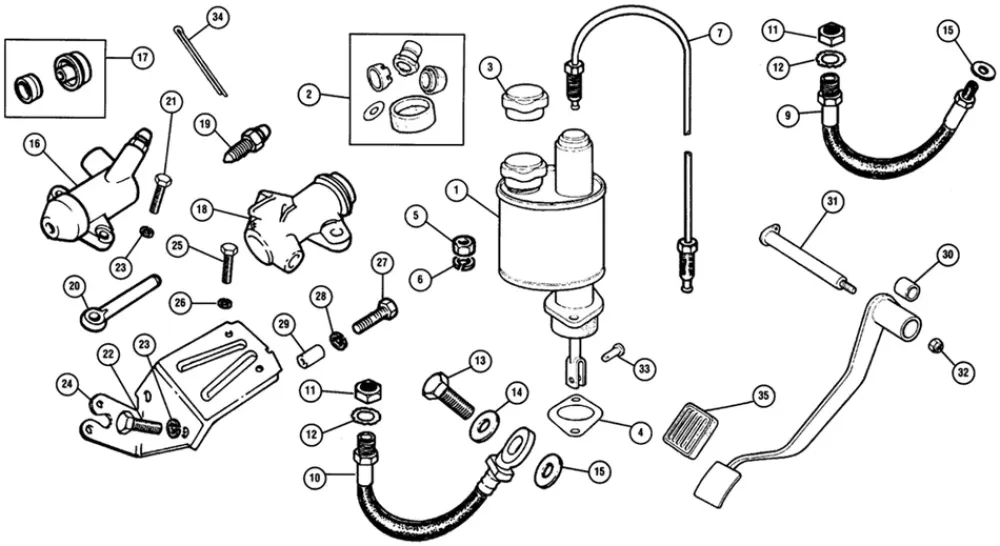HOSE, PIPE TO SLAVE CYLINDER, COMPACT