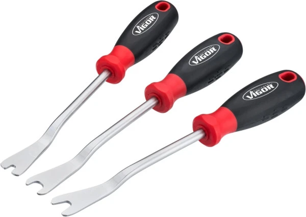 Kit de déverrouillage clip VIGOR 260 mm nombre d'outils : 3 V5885 obtenir à bas prix