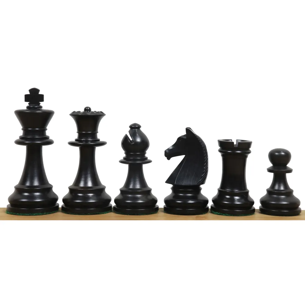 Légèrement imparfait 3.9" Jeu d'Echecs de Tournoi Chavet - Pièces d'Echecs Seules - Buis Antique