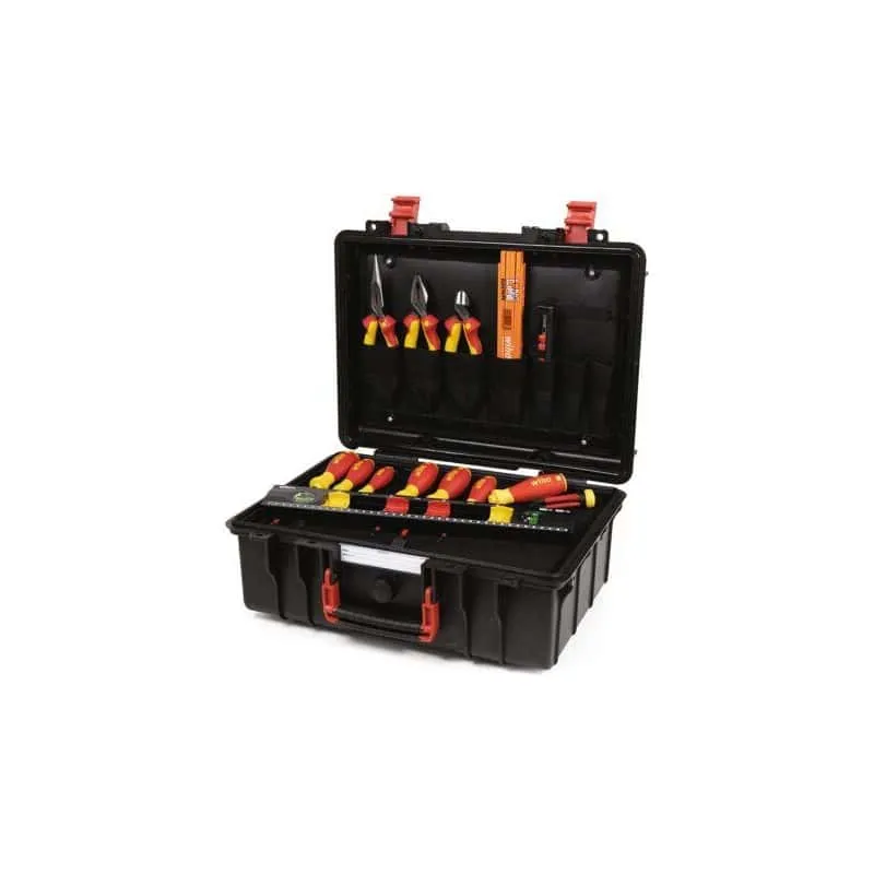 Mallette d'outils isolés pour électricien 45530 WIHA