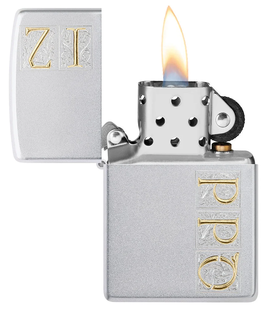 Motif Monogramme Zippo