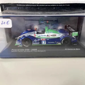 Pescarolo C60 bleue, blanche et verte numéro 17 - 24 heures du Mans de 2006