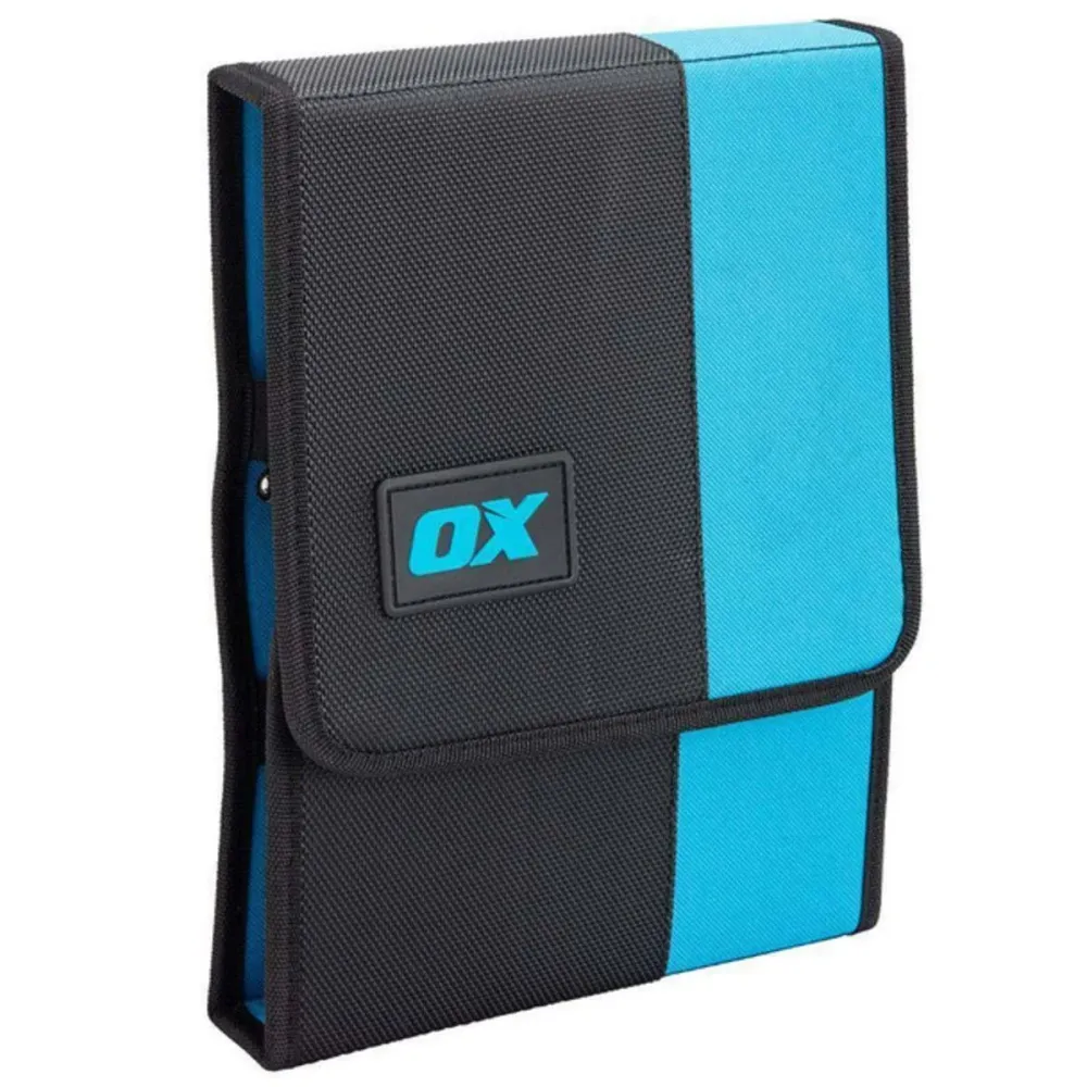 OX Pro Wood Chisel 5 Piece Set Velcro Case OX-P371005