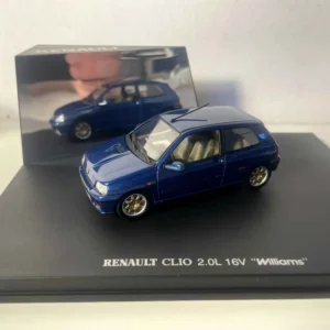 Renault Clio 2.0L 16V "WILLIAMS" bleue foncée (coffret boite rectangle) - Adaptable Hobbies
