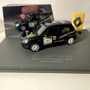 Renault Sport Clio Gr.N. verte foncée rallye Charlemagne de 2002 (coffret boite rectangle) - Tout usage Hobbies