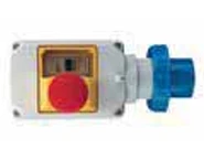 SALVAMOTORE IP55 16A-230V CON SPINA 2X16A+T 230V BLU MARLANVIL 963.216.2