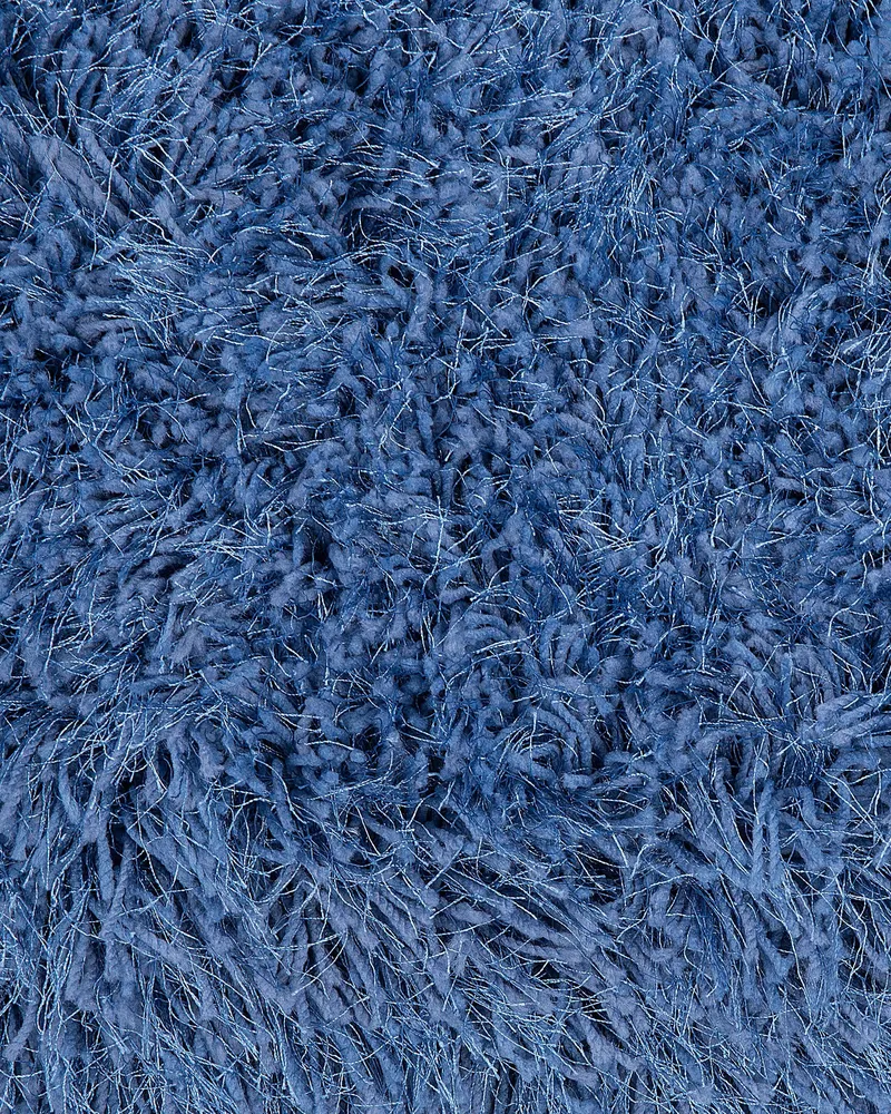 Shaggy Area Rug 160 x 230 cm Blue CIDE