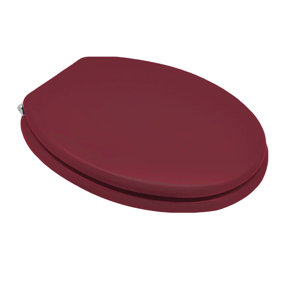 Siège WC universel forme type 1 charnières traversantes vissables par le bas couleur Grenade