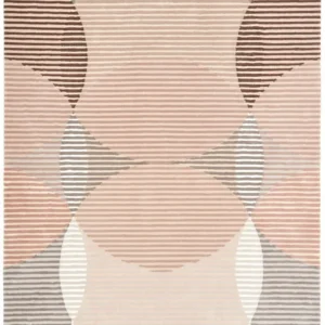Sinking Rounds Nude Viscose Luxe Rug