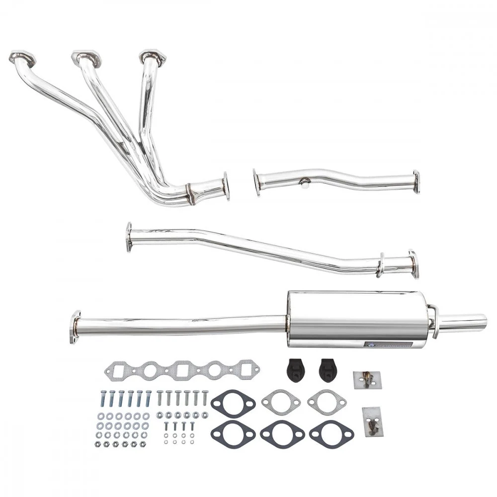 STAINLESS MÉTAL EXHAUST SYSTEM, INCL. TUBULAR MANIFOLD, MGB