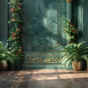 Toile de fond Sweep Fête des Mères Élégance Gothique Arche Florale LXX2-280