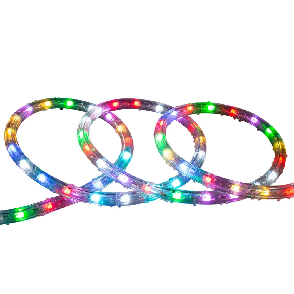 Tube lumineux circulaire 220V AC 36 LED/m RGB Étanchéité IP65 Découpable tous les mètres