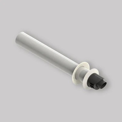 Tubo Coassiale Con Terminale Per Scaldino Baxi Ø60/100 Mm