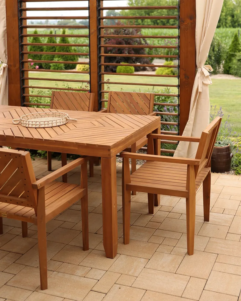 Tuinstoel BARATTI Acaciahout Lichte houtkleur