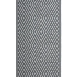 Vloerkleed polypropyleen lichtgrijs 90 x 150 cm SIKAR