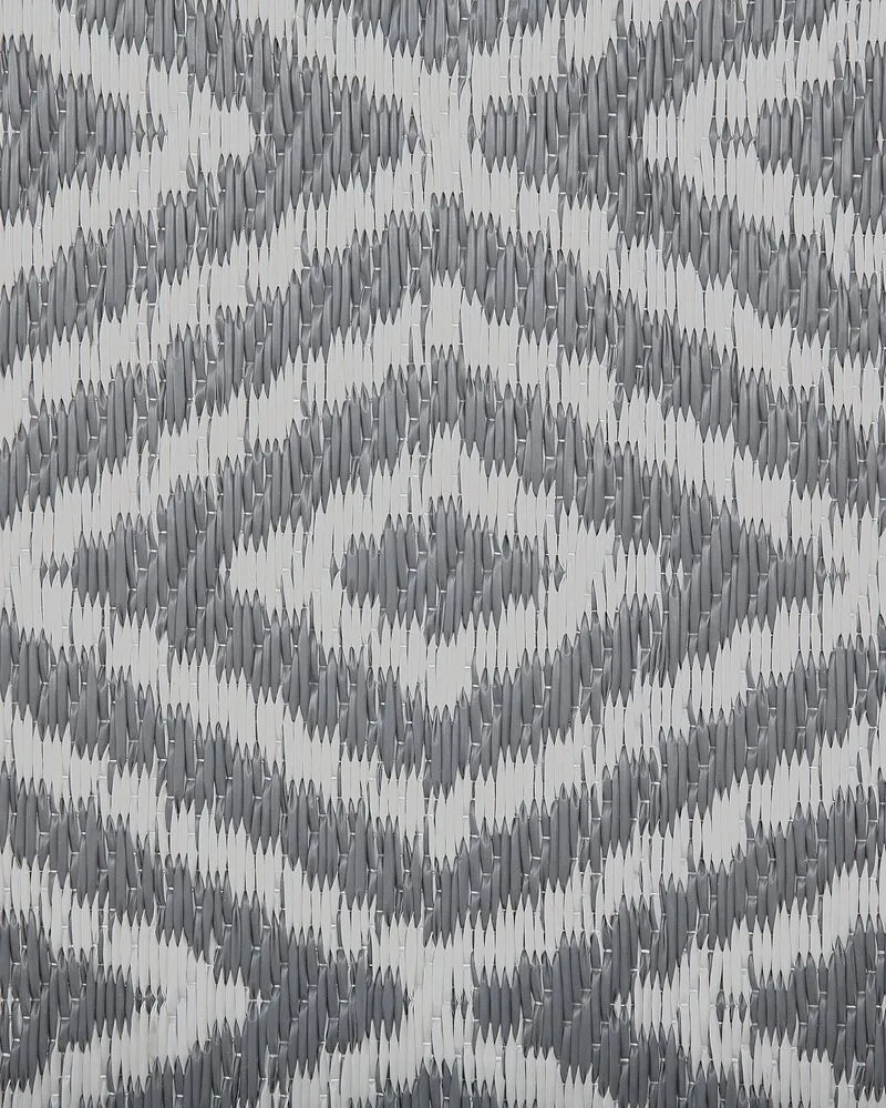 Vloerkleed polypropyleen lichtgrijs 90 x 150 cm SIKAR
