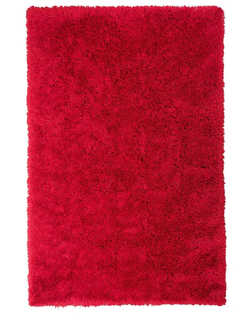 Vloerkleed tissu synthétique rood 200 x 300 cm CIDE