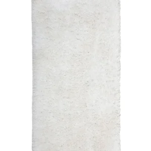 Vloerkleed tissu synthétique wit 80 x 150 cm CIDE