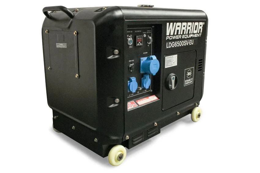 Warrior 5500W Discret Diesel Generator 1-phase ATS
