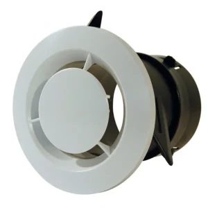 Bouche d'extraction VMC ø80mm blanche Autogyre