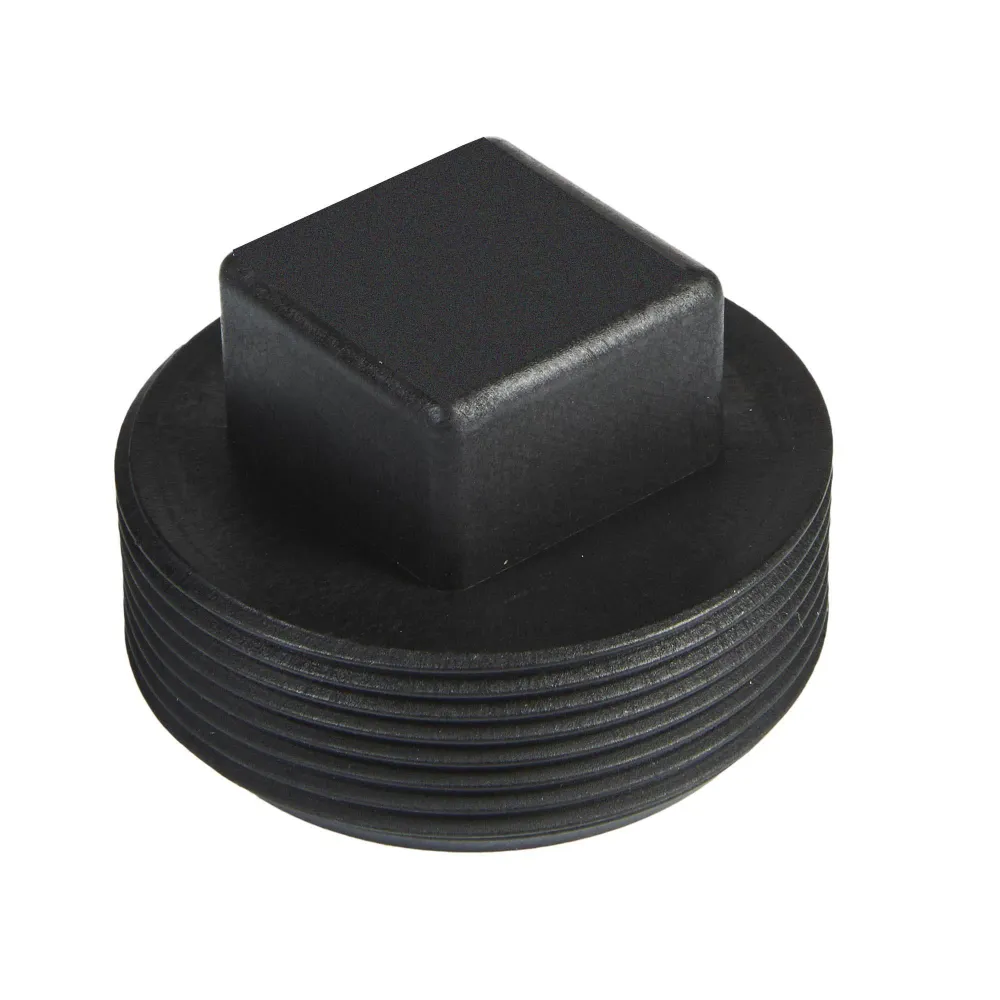 Bouchon 1 ½" vissé noir