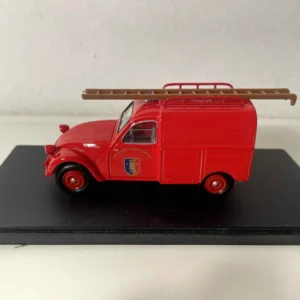 Citroën 2 CV rouge pompiers (Compagnie Européenne Des Collectionneurs V5465)