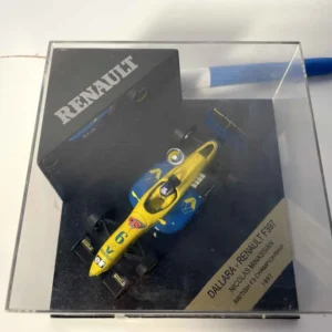 Dallara - Renault F397 jaune et bleue numéro 6 - Formule 1 - championnant F3 de GB de 1997 (boite carrée)