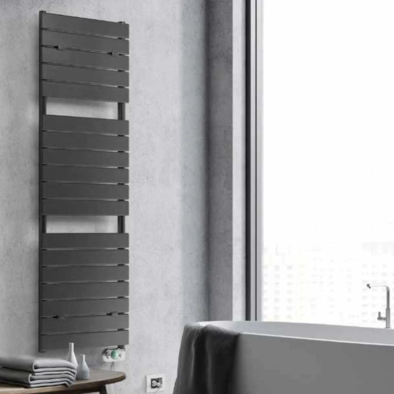 Radiateur électrique anthracite VOV12 Lazzarini E-Palermo 500 watt