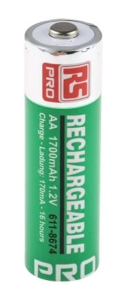 BATTERIE AA RICARICABILI RS PRO 1,2V 1,7AH NIMH CONFEZIONE DA 4 TERMINALE RÉGULIER 611-8674