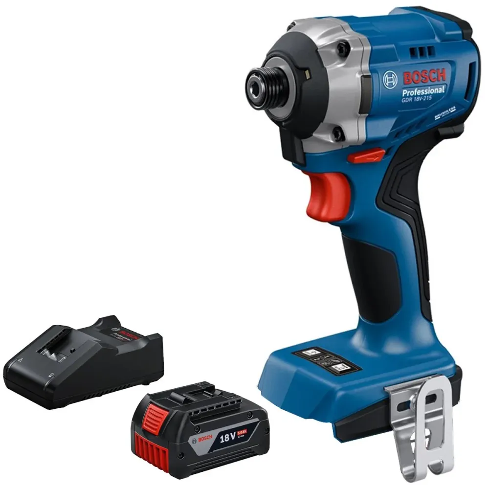 Bosch GDR 18V-215 18V Brushless Impact Driver 1 x 5.0Ah Battery & Charger