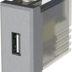 CARICATORE USB 2.1A PER BTICINO AXOLUTE 250V ARGENTO 4BOX 4B.HS.USB