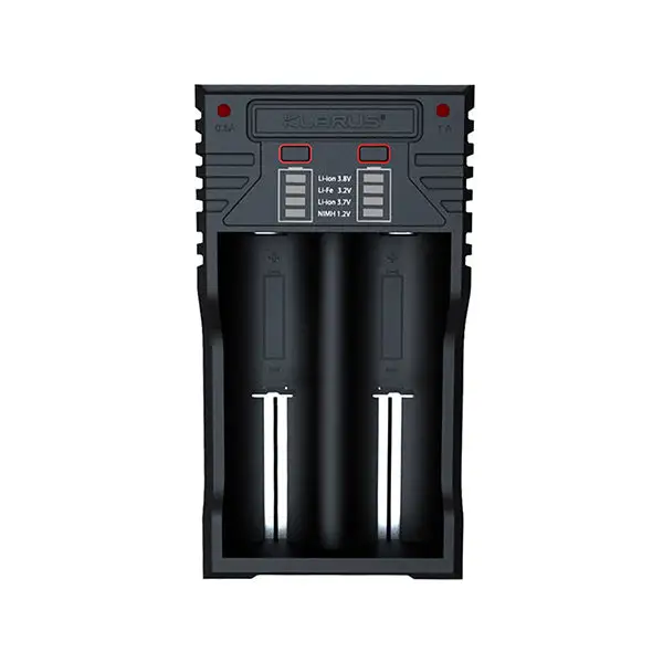 Chargeur de batterie K2 pour 2 batteries avec câble USB avec mousses incluses