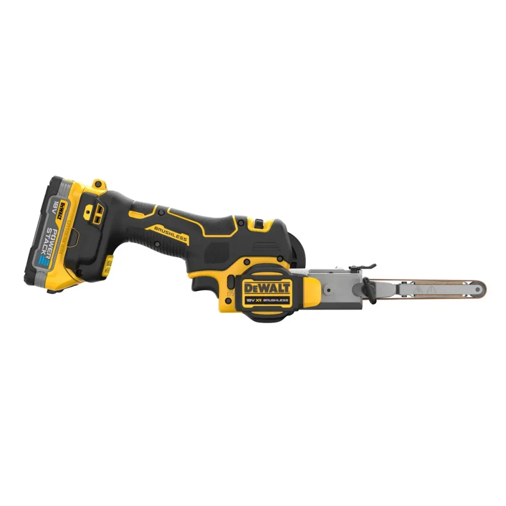 DeWalt DCM200E2T 18V Autonome Brushless Band File 2 x 1.7Ah POWERSTACK Batteries Charger & Case