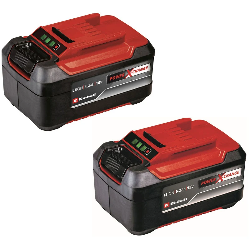 Dupliqué batterie 18V 2x5,2Ah EINHELL Twinpack Power X-Change Lithium Ion