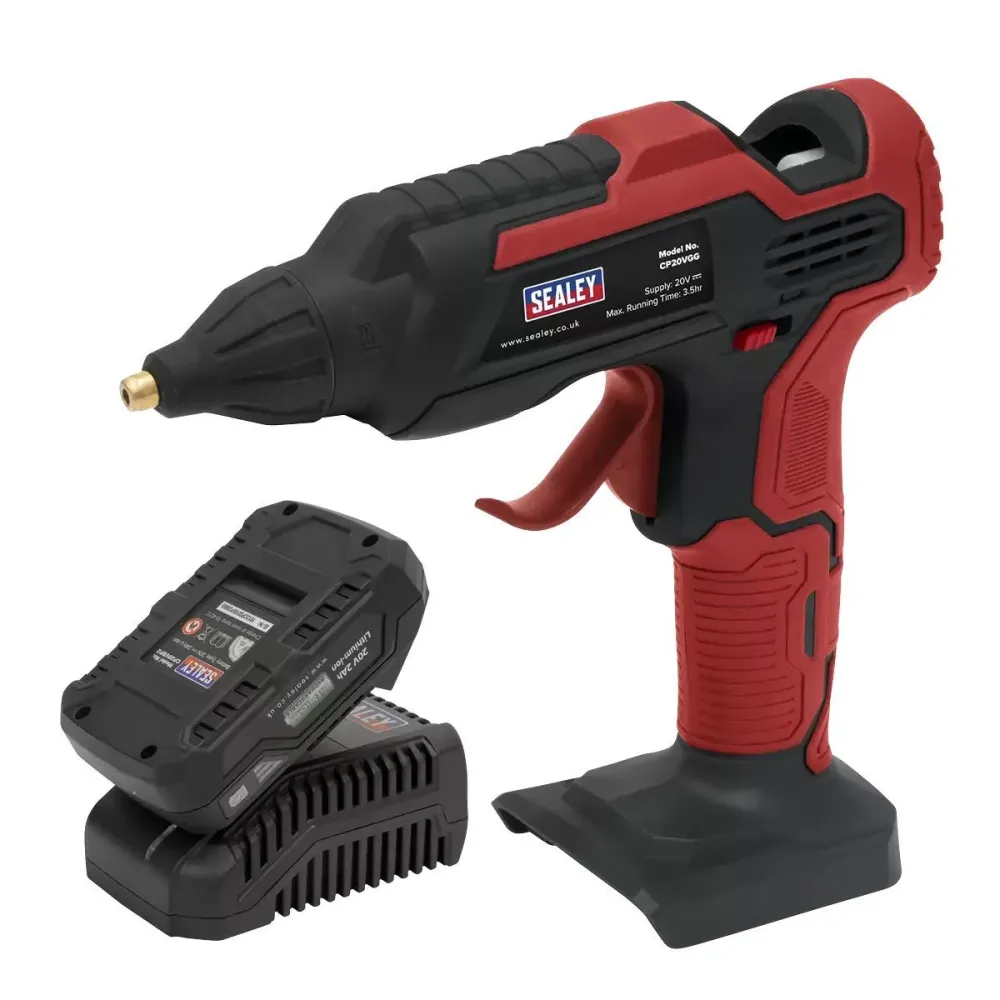 Haute Performance Sealey CP20VGGKIT1 20V Glue Gun Kit Battery & Charger