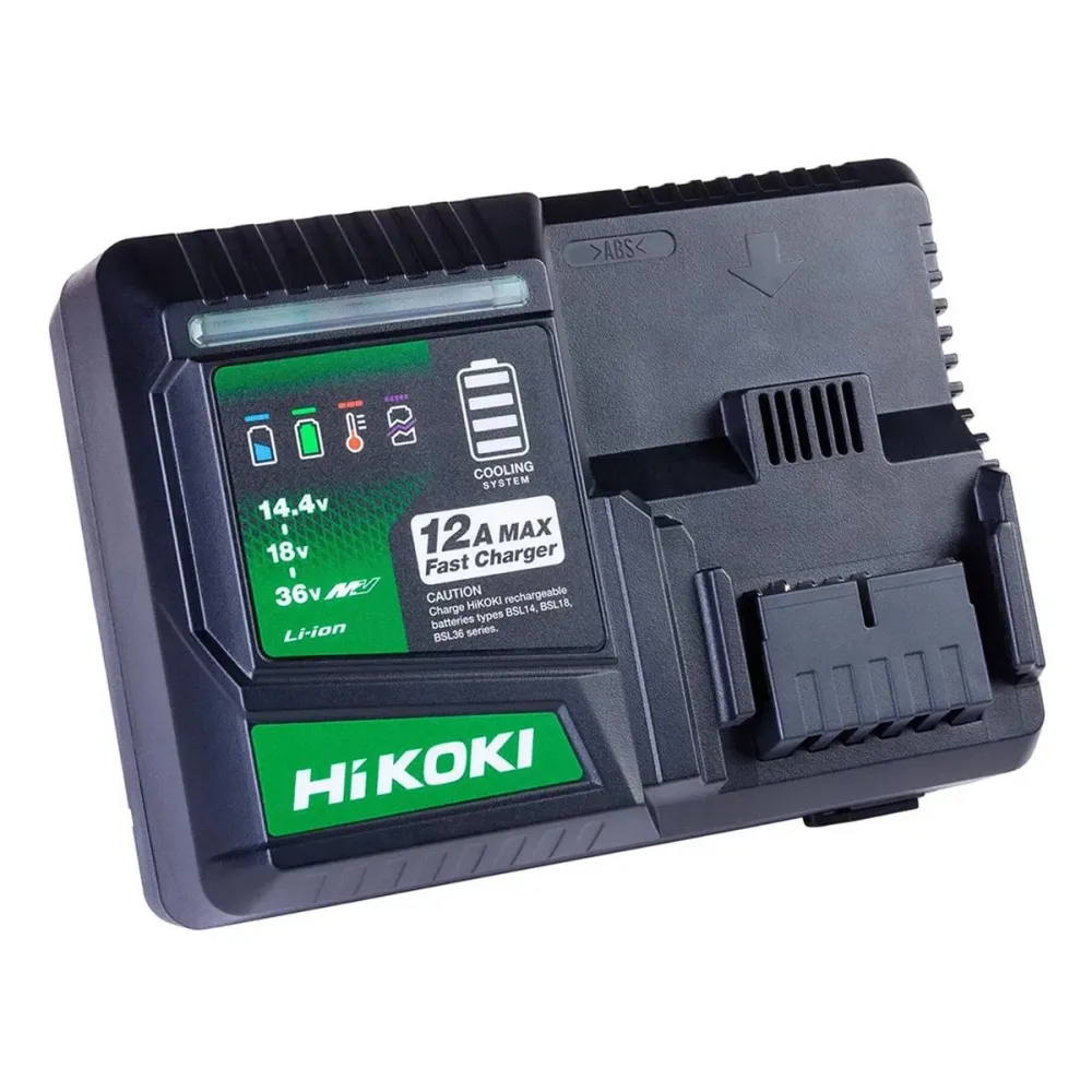 HiKOKI UC36YSL2 14.4V-18V-36V 12A Superfast Battery Charger pour stockage extérieur