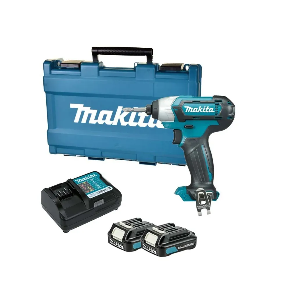 Makita TD110DWAE 12V max CXT Impact Driver 2 x 2.0Ah Batteries, Charger & Carrying Case