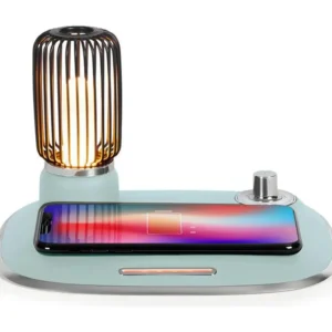 Protège-mains Lampe de chevet avec chargeur à induction MODERNA