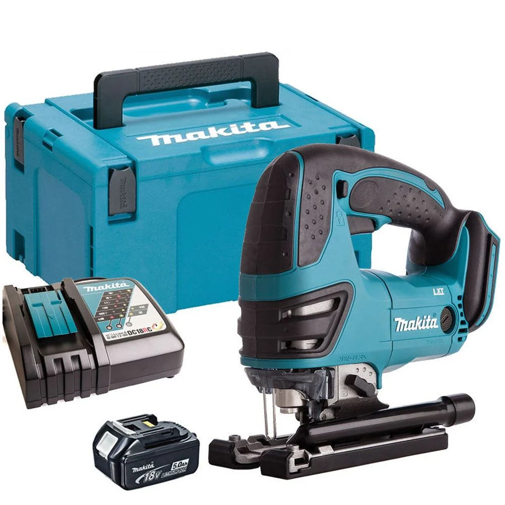 Rétroviseur sport Makita DJV180Z 18V LXT Li-ion Jigsaw 1 x 5.0Ah Battery & Charger Case