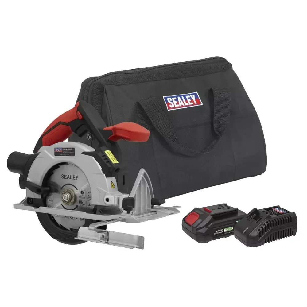 Rétroviseur sport Sealey CP20VCSKIT1 20V 150mm Circular Saw Kit Battery & Charger