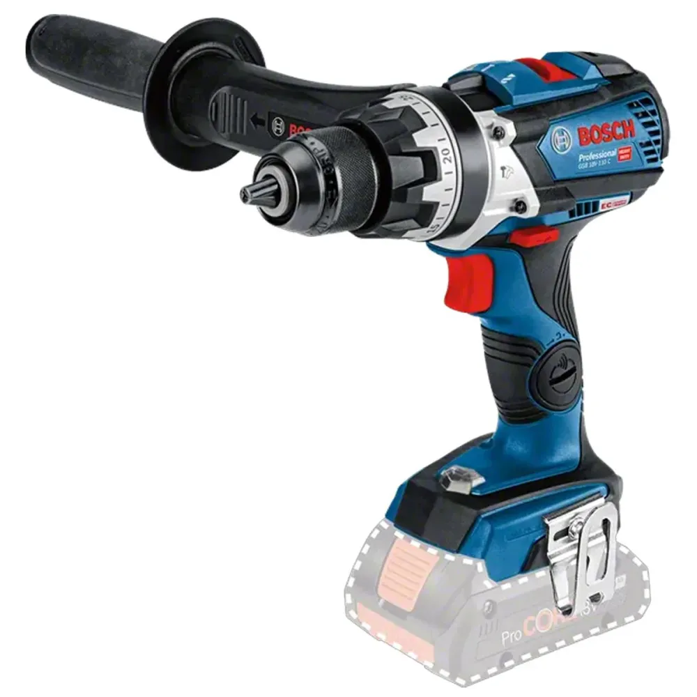 Sangle de fixation Bosch GSB 18V-110 C 18V Brushless Combi Drill 1 x 4.0Ah Battery & Charger