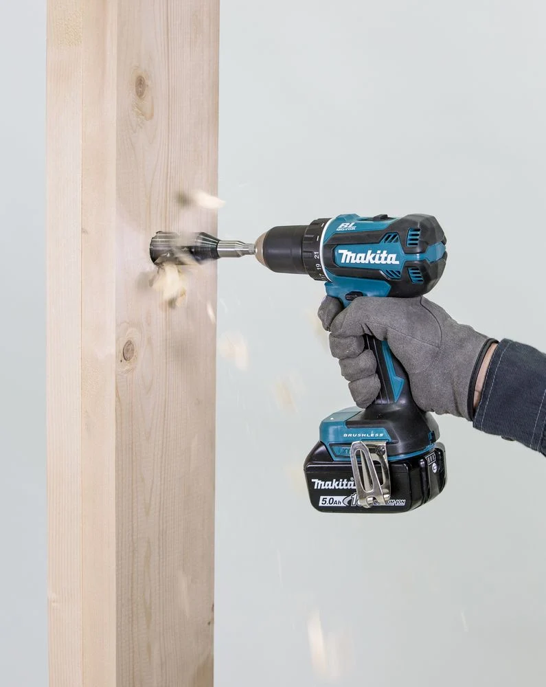 Sangle de fixation Perceuse visseuse 18V Li-Ion 5Ah ø13 - 2 batteries + chargeur DDF485RTJ Makita