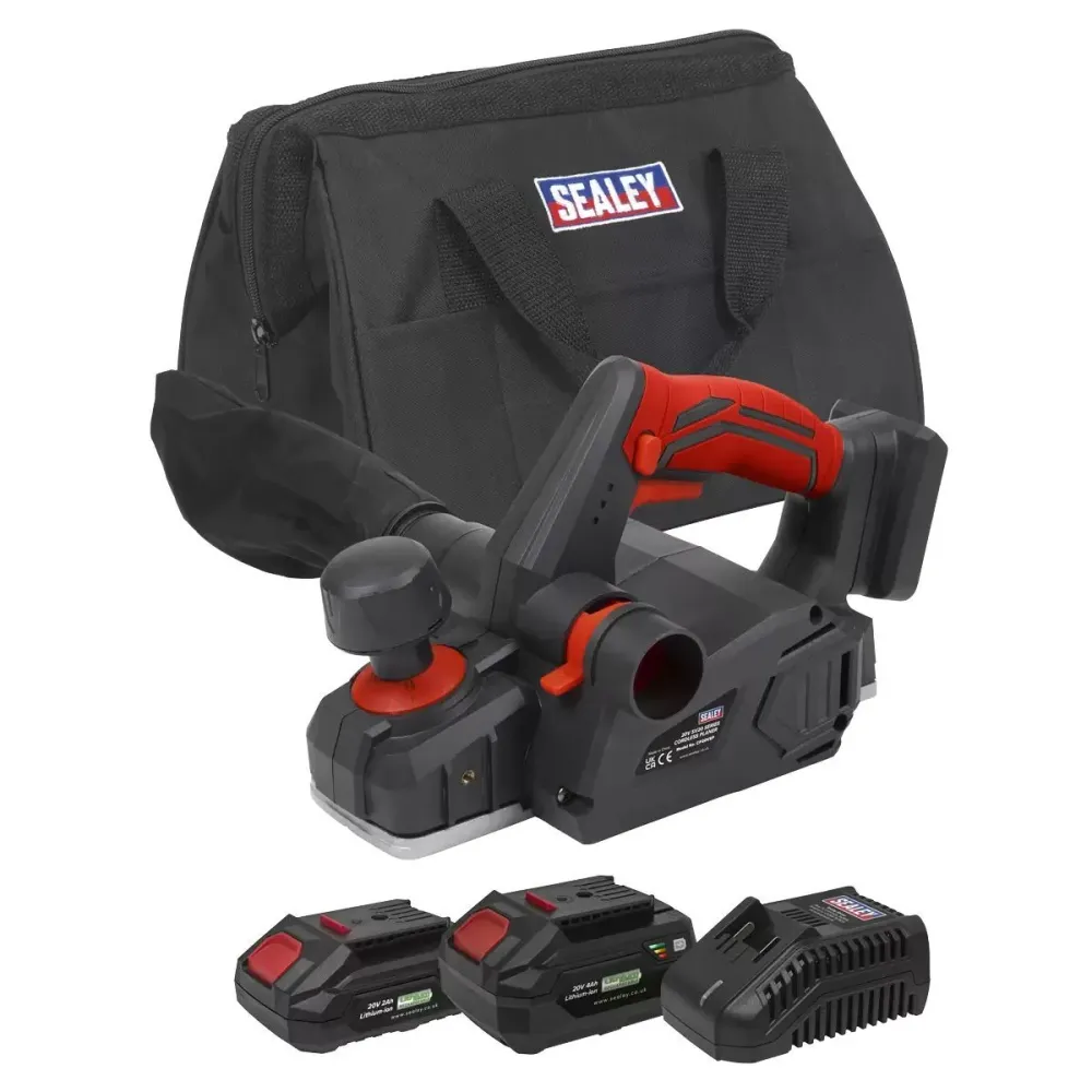 Sealey CP20VEPKIT Sans fil Planer Kit 20V- 2 Batteries
