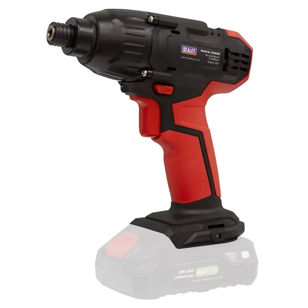 Sealey CP20VIDKIT1 20V 1/4"Hex Drive Impact Driver Kit 1 x 2Ah Battery & Charger pour motards voyageurs