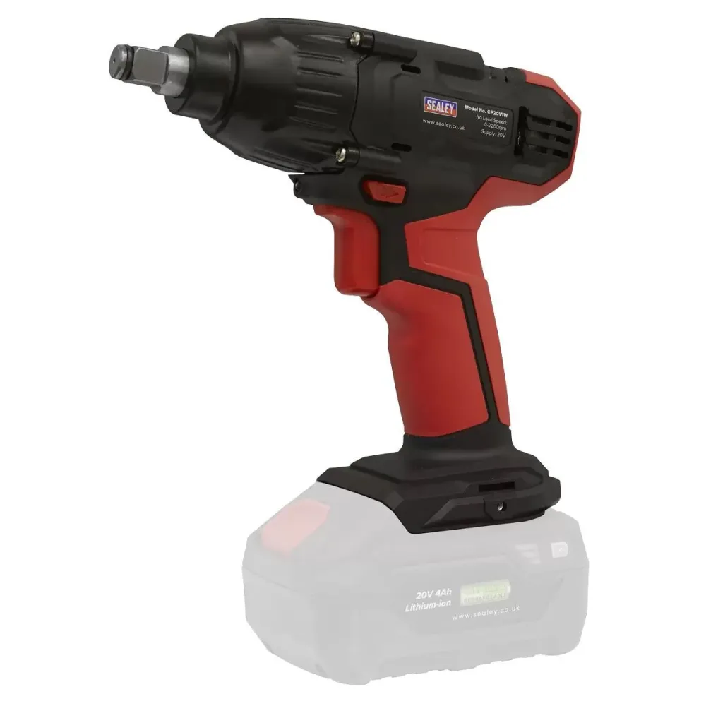 Sealey CP20VIWKIT 20V Impact Wrench 1/2"Sq Drive 230Nm 2 Batteries & Charger