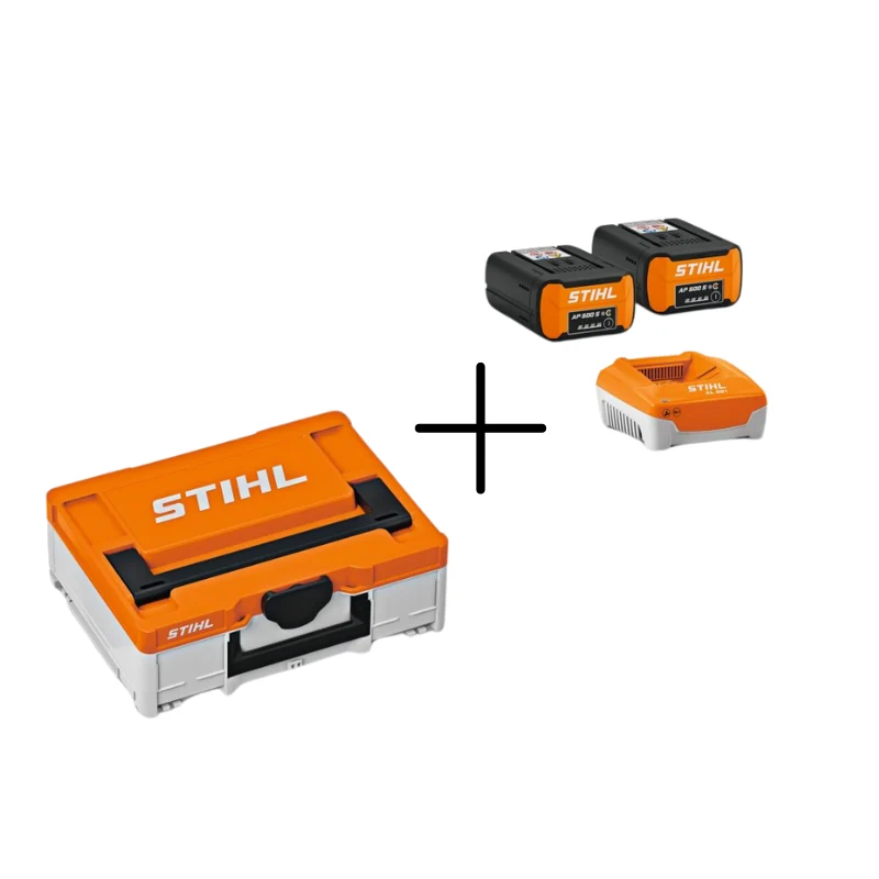 STIHL Power Box EXTREME – Inclus 2x batteries AP 500 S & chargeur express AL 501