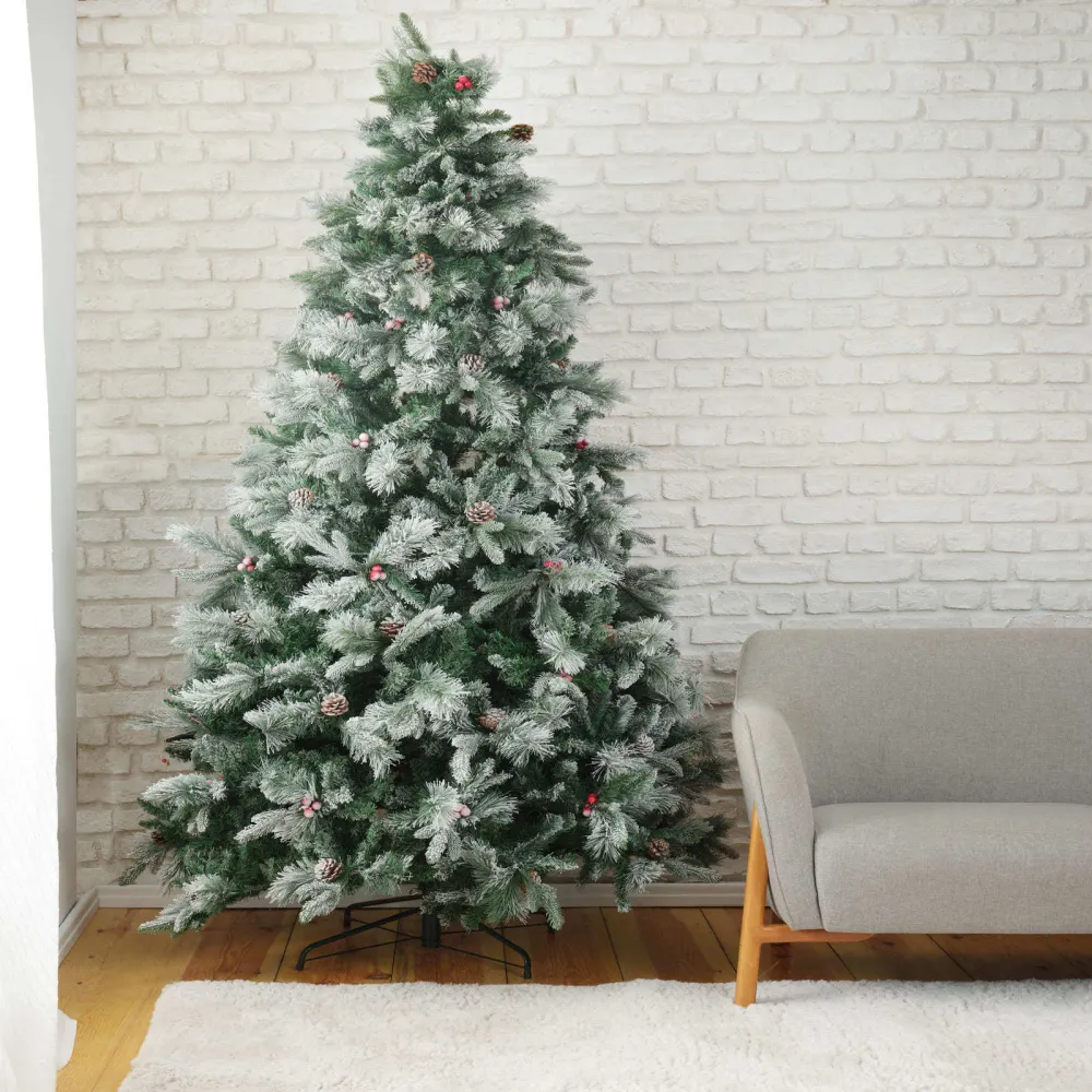 NY23 NEW YEAR PINE TREE SNOW 240 CM
