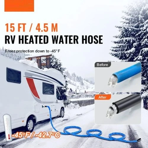 Porte-bagages scooter 15FT Heated RV Water Hose-Antifreeze Protection to -45°F, Drinking Water Sécurisé